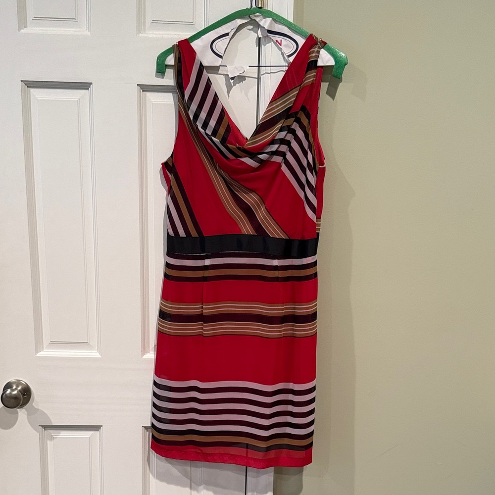 XOXO Multicolor Striped Mini Dress